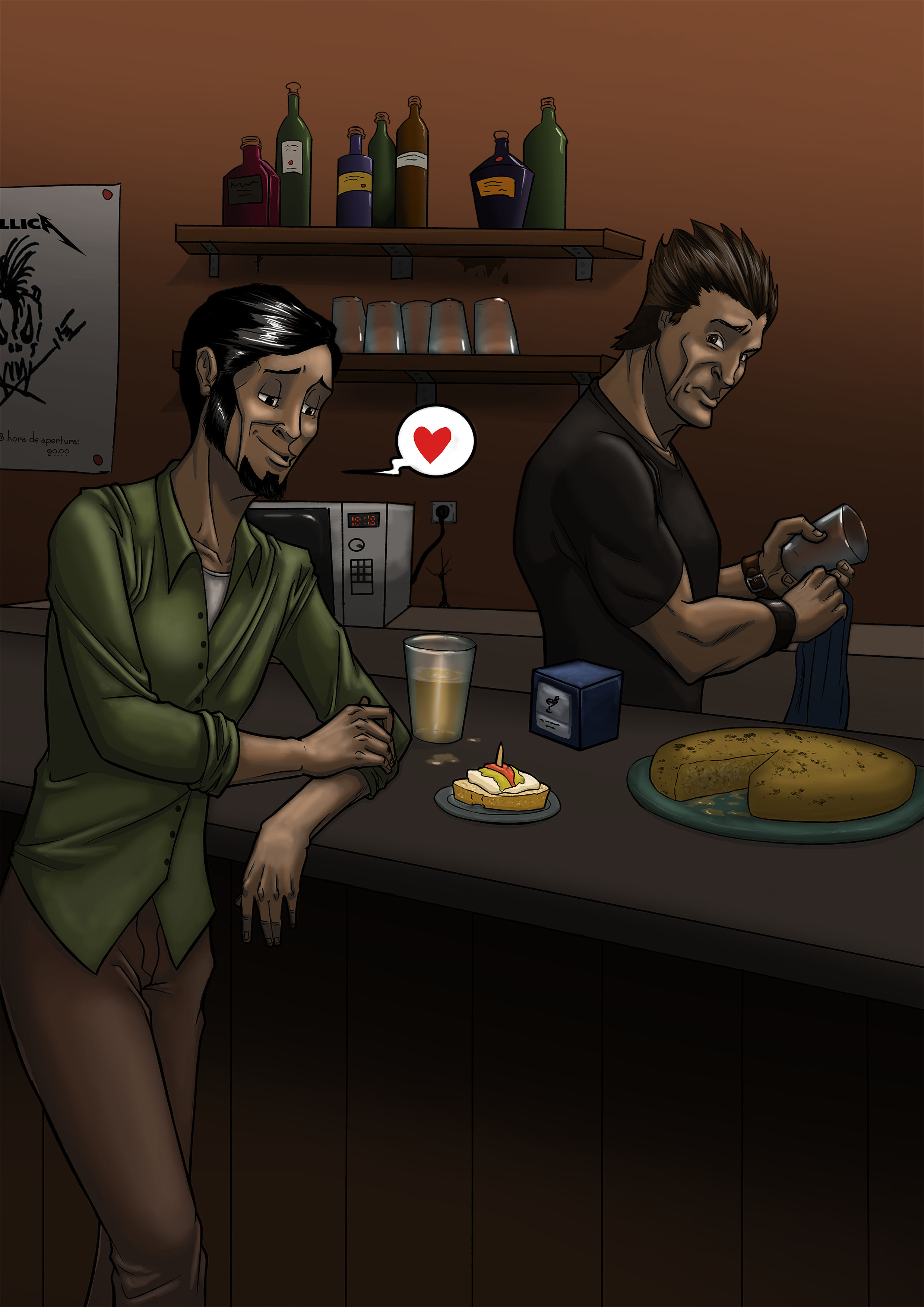 Me la comía de arriba a abajo. ILUSTRACIÓN